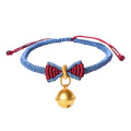 Shangjie OEM Рождественские подарочные модные браслеты для женщин Симпатичный сотканный браслет с регулируемым браслетом для дружбы Bow &amp; Bell Smart Bracelet